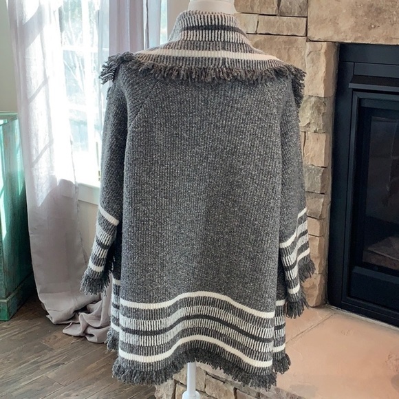 ANTHROPOLOGIE Saturday Sunday Oversized Chunky Knit Kimono Cardigan OS NEW - Picture 6 of 9